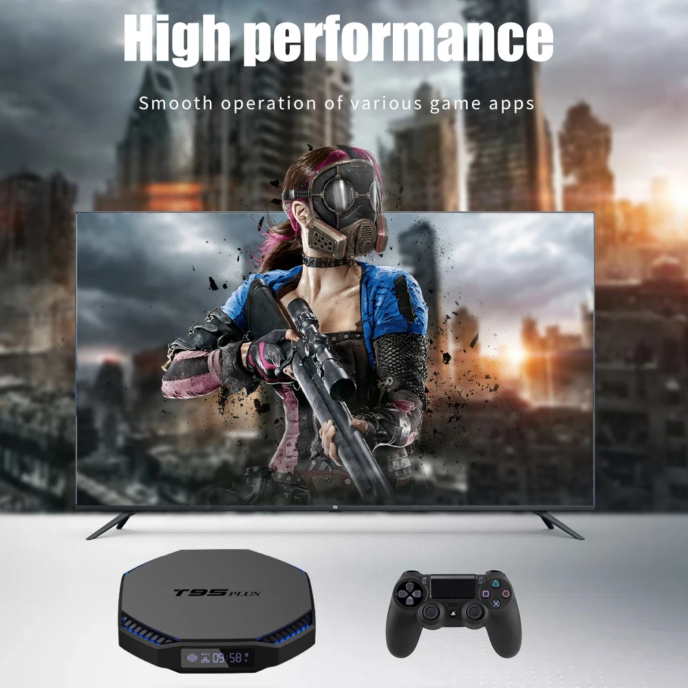 TV Box Android 11 T95 Plus 8GB RAM 64GB ROM Rockchip RK3566 Obsługa 8K USB3.0 5G Wifi 1000M LAN 4GB 32GB Odtwarzacz multimedialny T95Plus