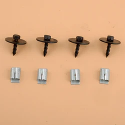 2019900536 0019949845 8pcs/set Undercar Shield Clip Nuts Sheet Metal Screws Fit for Mercedes W124 W125