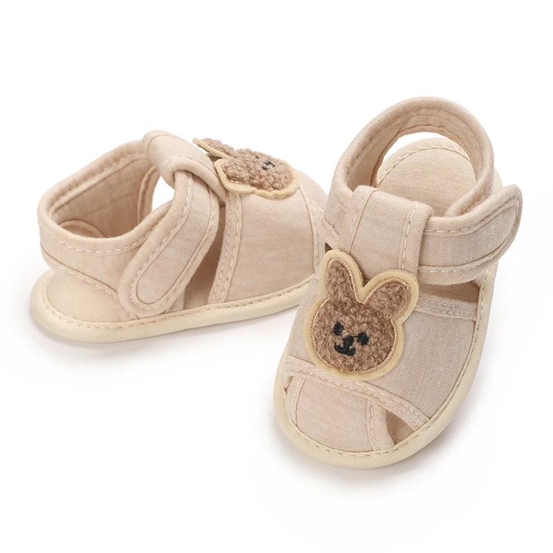 0–18 Monate Baby-Sneaker mit Bären-Stickerei für Jungen und Mädchen, Lauflernschuhe für Kleinkinder, weiche Sohle, Cord, lässige Babyschuhe – Detail 32