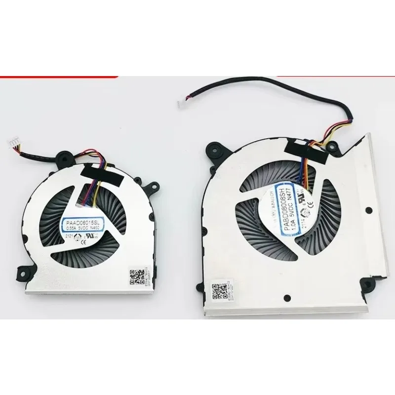 laptop CPU+GPU Cooling Fan With Heatsink for MSI Katana15 B13VFK M16 Sword15 MS-1585 P/N: PABD08008SH N477 PAAD06015SL N460