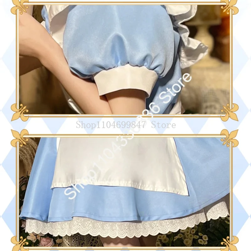 فتاة الأميرة تأثيري حلي لوليتا فستان خادمة المئزر فانتازيا كرنفال هالوين ازياء للنساء حفلة تنكرية XXS-XXXL