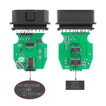 Pro VW/AUDI Commander 1.4 VAG K+CAN OBDII skener OBD2 diagnostické nástroje autopříslušenství s kabelem FT232RL PIC18F25K80 Chip 12 nejlepší prodej šestihranná nádobka VAG COM 12.12 - №5