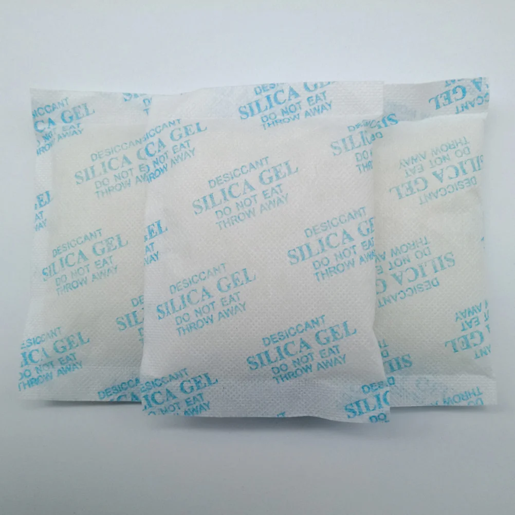 100 Pcs Moisture Absorber Silica Gel Desiccant Food Grade Clothes Safe Silicone Bags