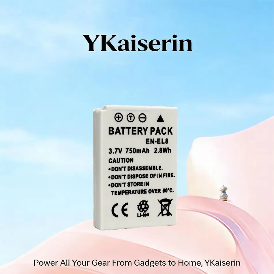 

Аккумулятор для камеры EN-EL8 750 мАч для Nikon Coolpix P1 P2 L1 L2 S1 S2 S3 S4 S5 S6 S7 S7C S8 S9 S51 S50 S52