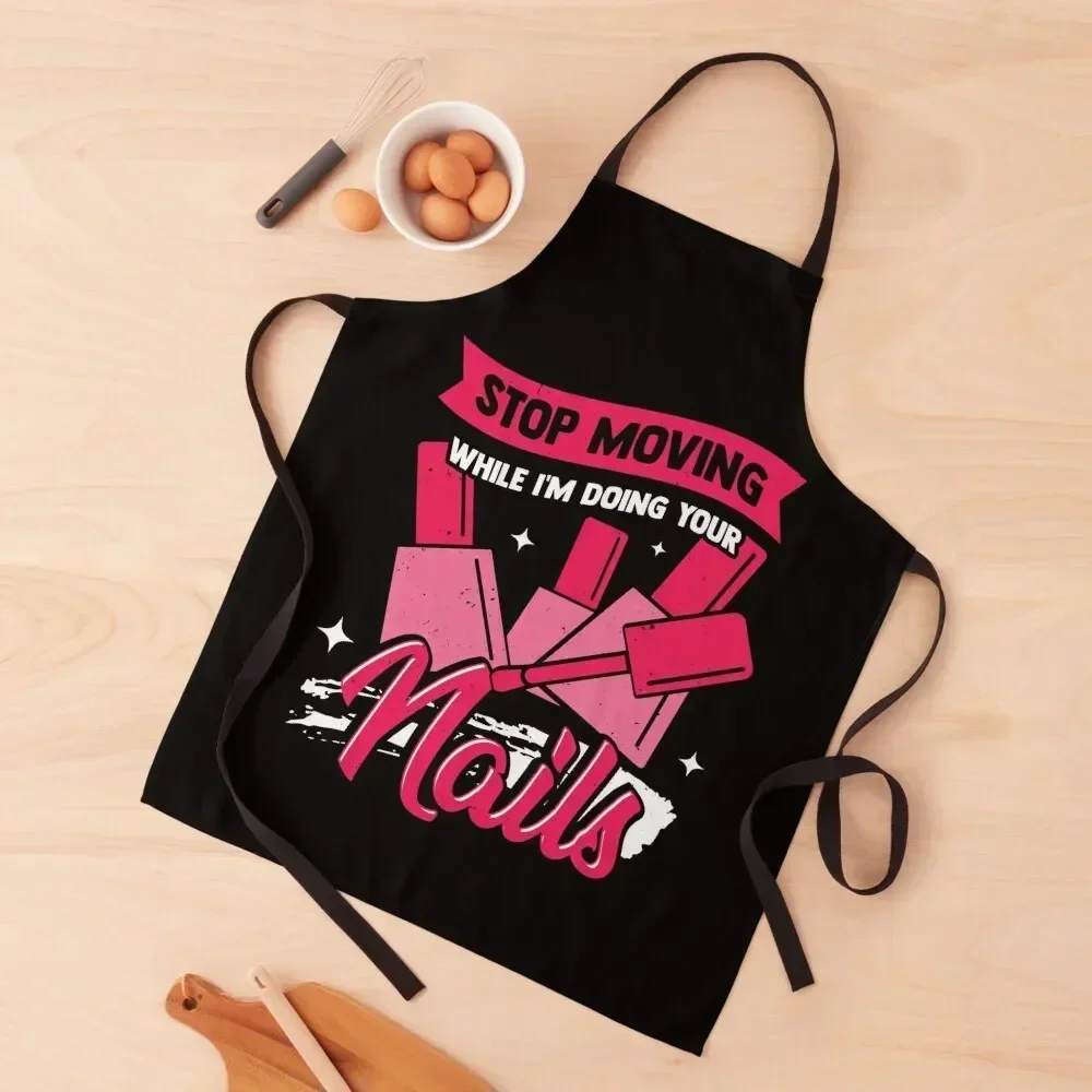 

Nail Tech Technologist Manicure Manicurist Gift Apron Chef Uniform Woman Kitchens Accessories Apron