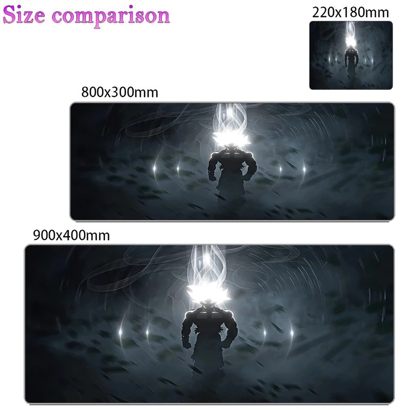 DBZ Mouse Pad Dragon Balll Z Game 900x400 Rubber Mini Pc Keyboard Laptop Computer Speed rug Desk Mat Gaming Acessories Mousepad