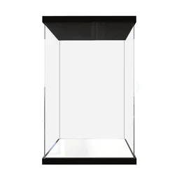 Clear Acrylic Display Case with Mirror & Door for Collectibles Action Figures Toy Doll Car Model Organizer Dustproof Storage Box