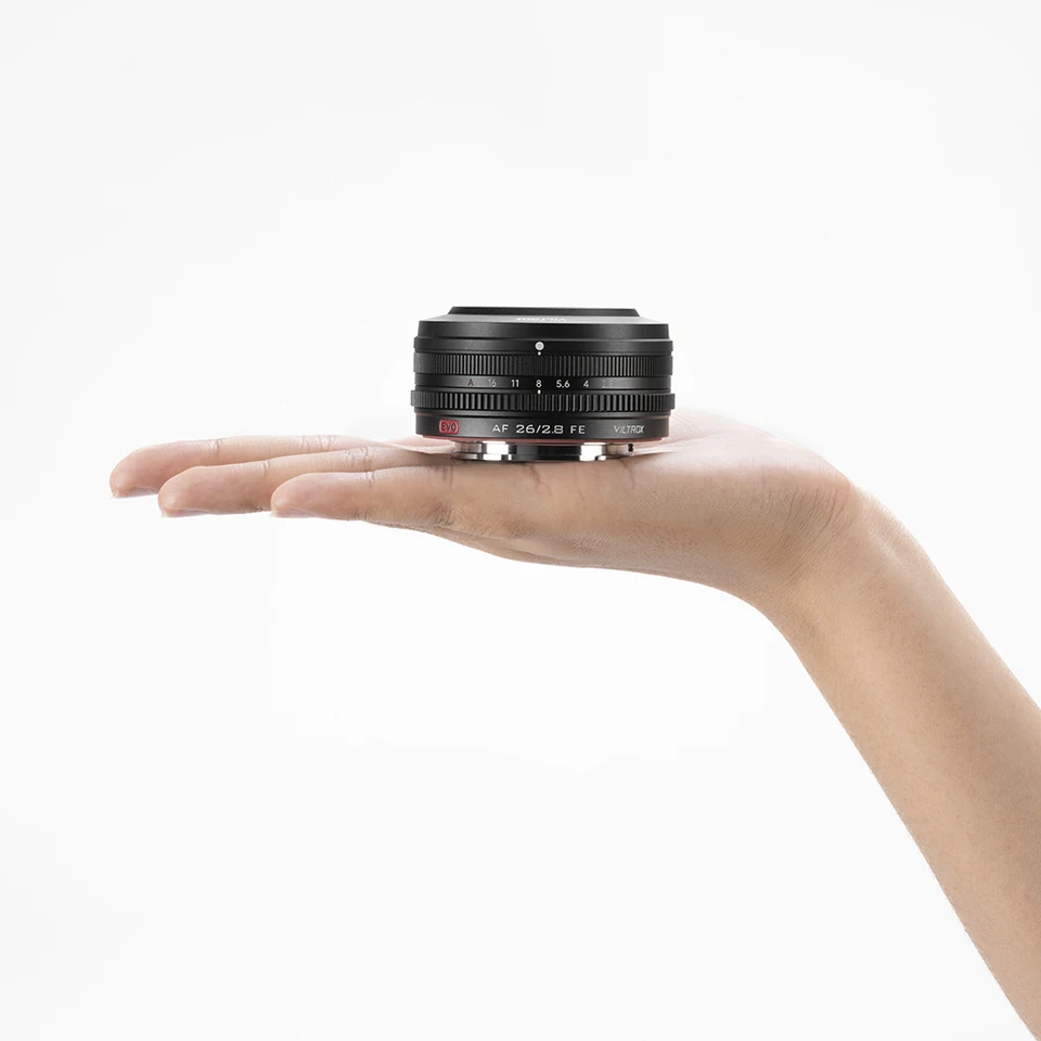 Viltrox AF 26mm F2.8 EVO Vollformat Pancake-Objektiv Ultraleichtes Metall-Objektiv mit Doppelsteuerring und Magnetischer Blende für Sony E Nikon Z – Detail 2