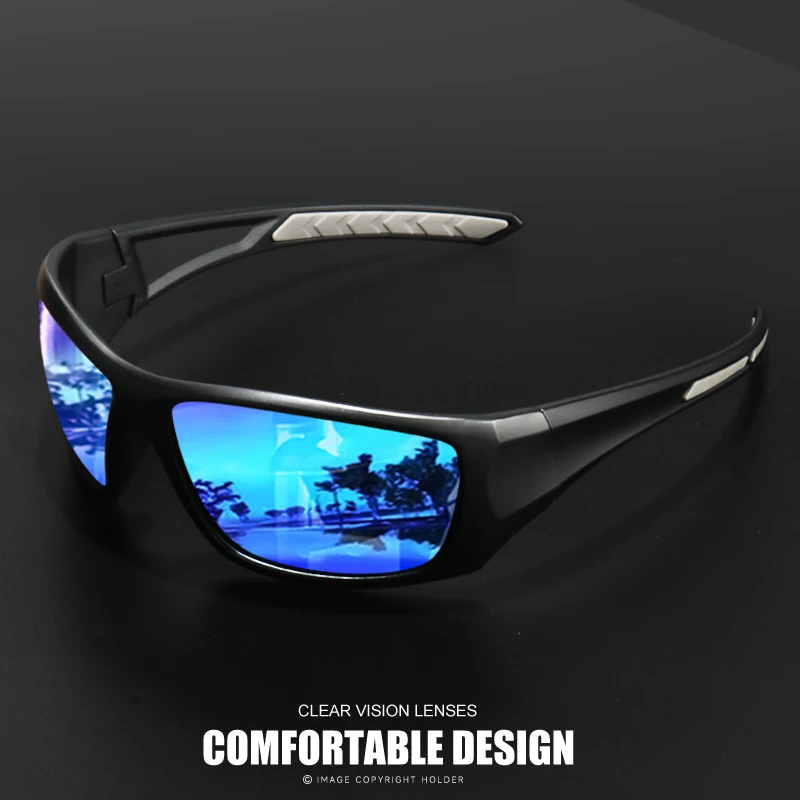 1pc/3pc unisex gepolariseerde sportzonnebril - onverwoestbaar frame, UV400-bescherming, ideaal voor fietsen, vissen en hardlopen