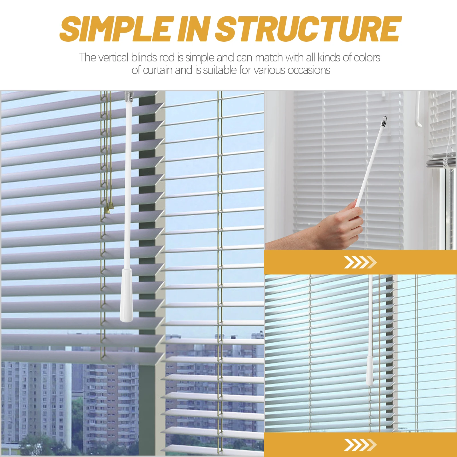 

Turn Rod Curtain Accessories Curtains Rods Vertical Blinds Wand Stainless Steel