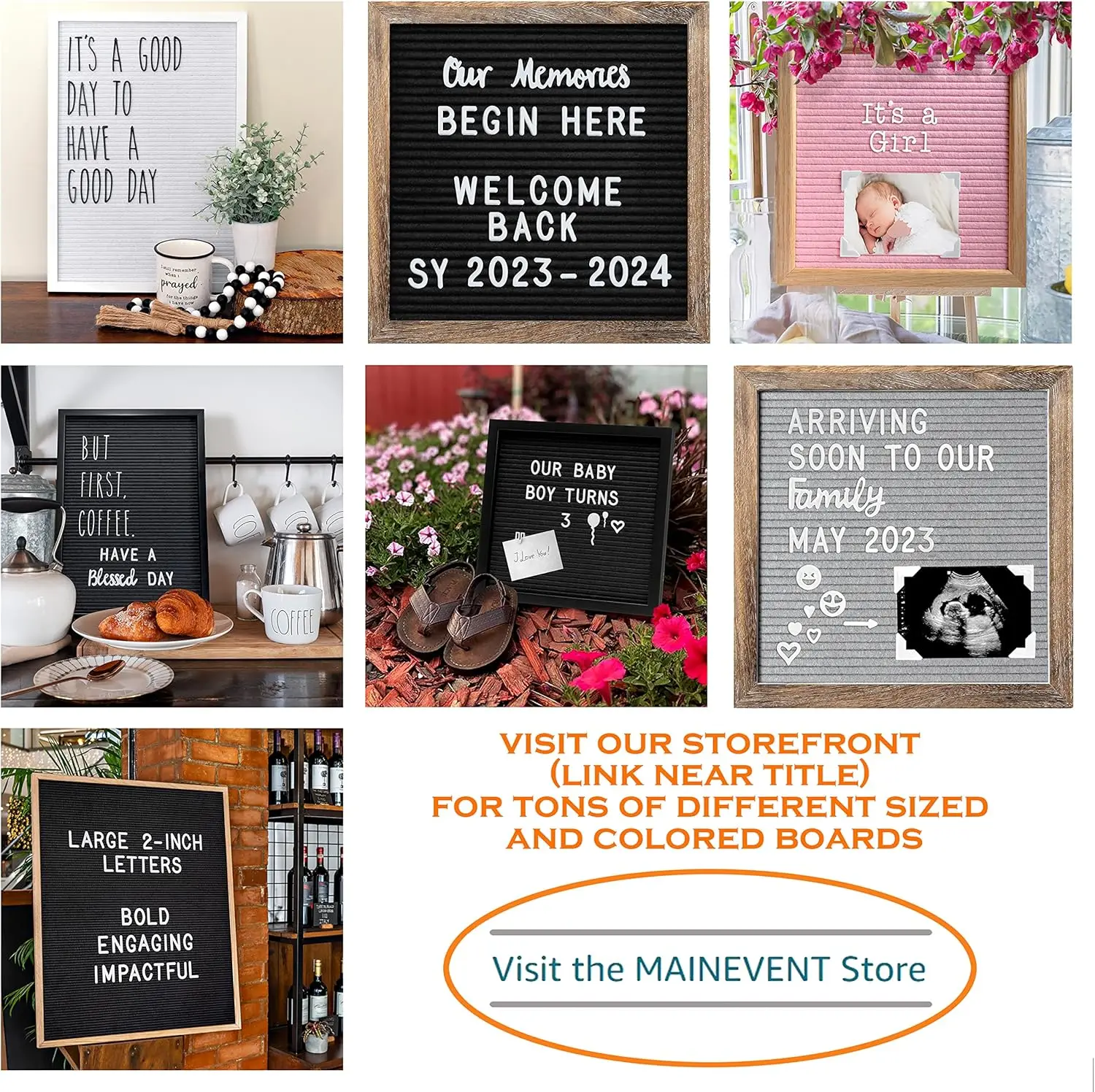 Large 24x30 Inch Felt Message Board with Letters for Restaurant Menus, Office Signs, and Teaching