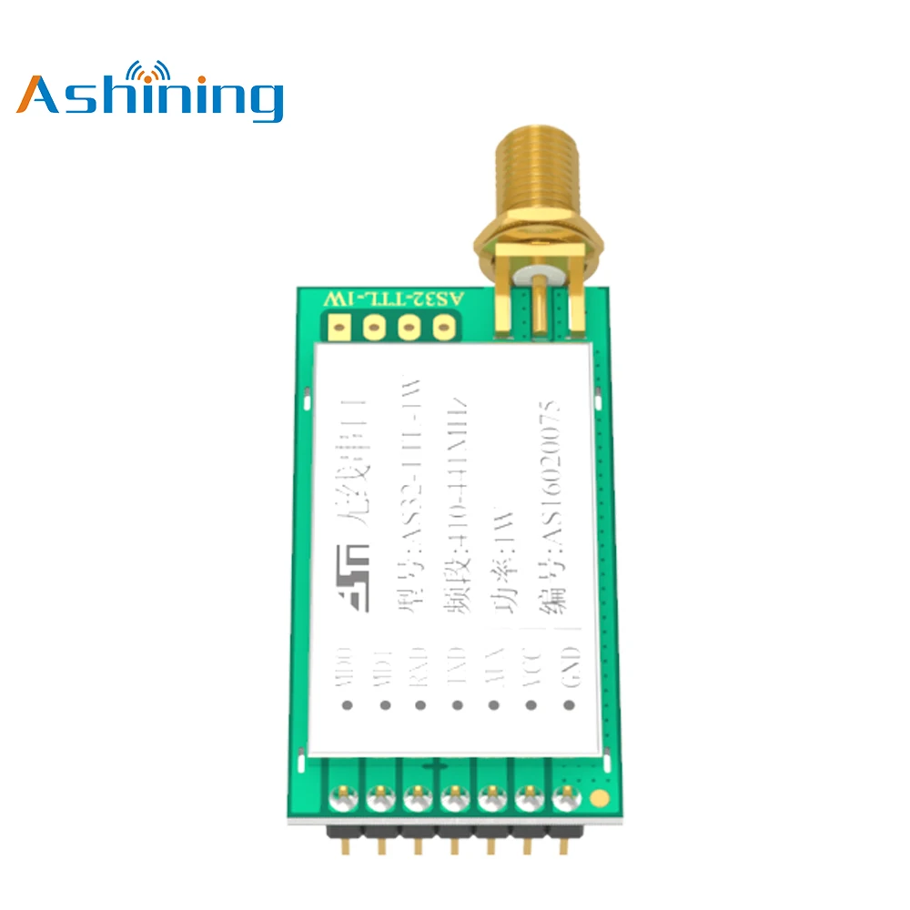 Imagem -06 - Lora Controlador de Nível Água Uart Lora Alta Potência 10km de Longa Distância rf Módulo Receptor Transmissor sem Fio 433mhz As32-ttl1w