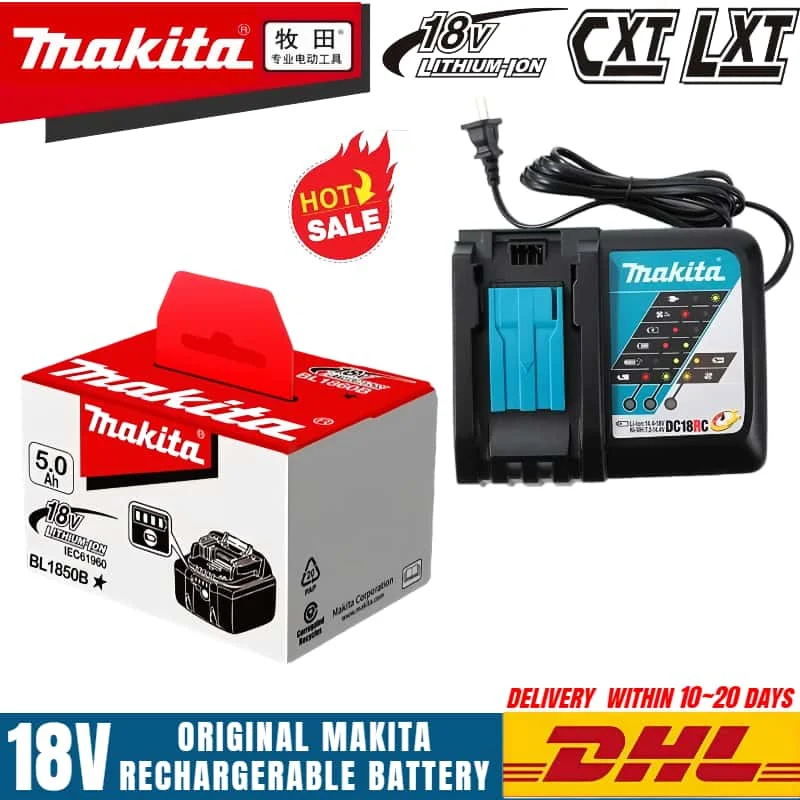 

Makita 18V battery 6Ah for Makita DTD173,DGA404,DHW180 Cordless Washer,DHR242,Impact Driver DrillScrewdrive tools battery ✅