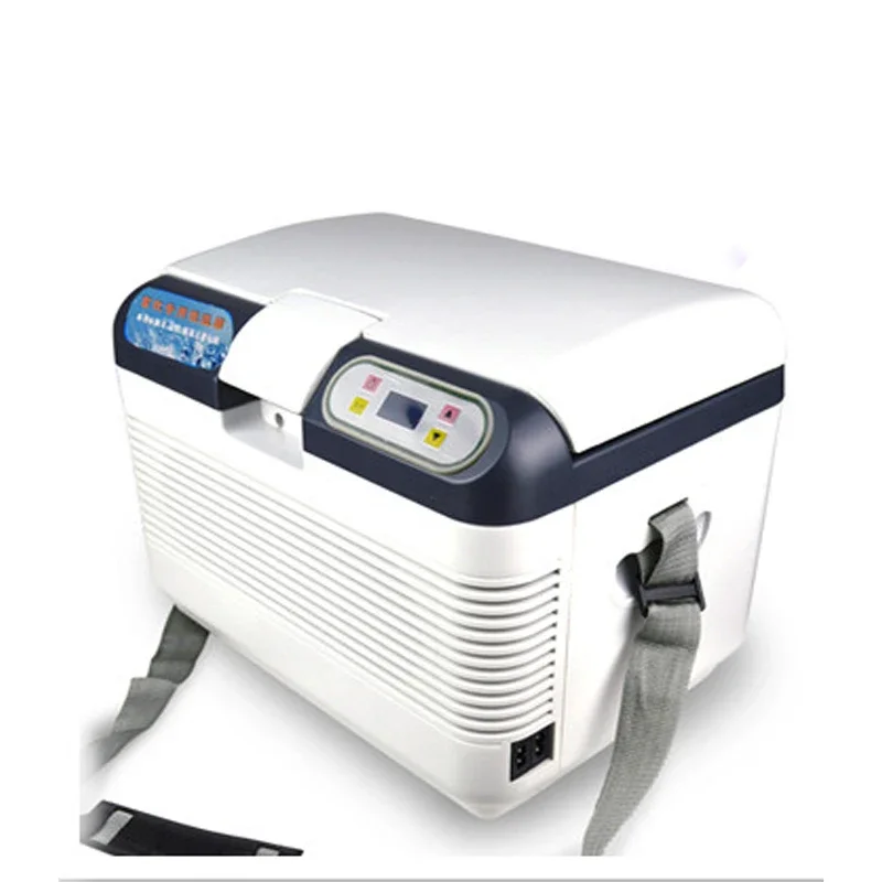 

12V / 220V Mini Portable Refrigerator, Car Refrigerator, 2 Charging Methods and Portable Strap, Refrigerator