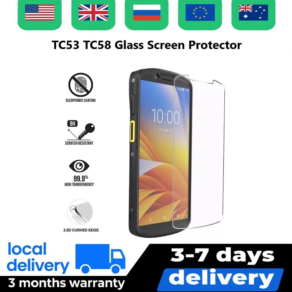 

10pcs Glass Screen Protector for TC53 TC58