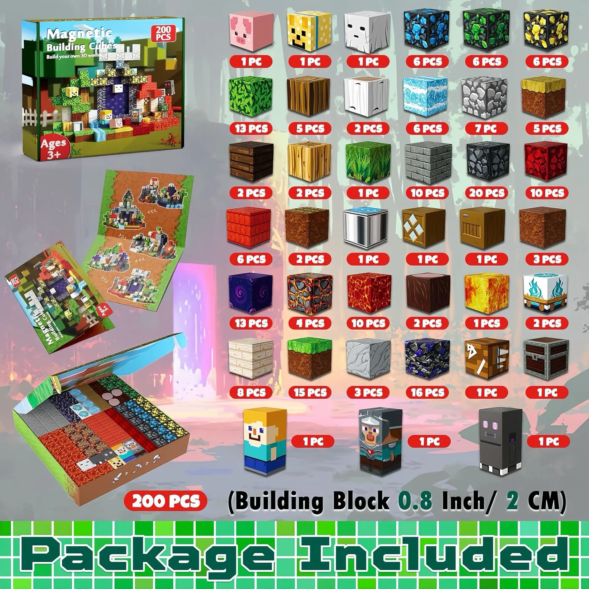 STEMモンテッソーリ磁気ブロックセット - マジックキューブ脱出アドベンチャー教育パズルおもちゃ クリスマスプレゼントに