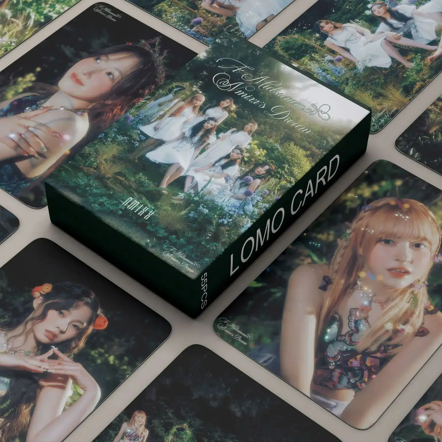 55pcs Kpop Nmixx Lomo Cards A Midsummer NMIXX's Dream Photocard New Album Photo Print Cards Set Fans Collection