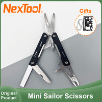 NexTool Mini Sailor Scissors 10 in 1 Multitool Folding Pliers Pocket Knife Outdoor EDC Camping Multifunctional Tools