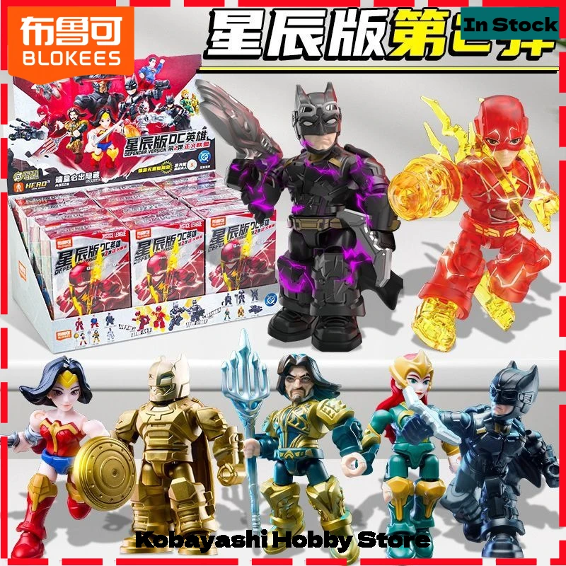 В наличии: Оригинальный конструктор BLOKEES DC Heroes Star Edition Series 2 (полный набор) — Бэтмен и Супермен, фигурки-конструкторы