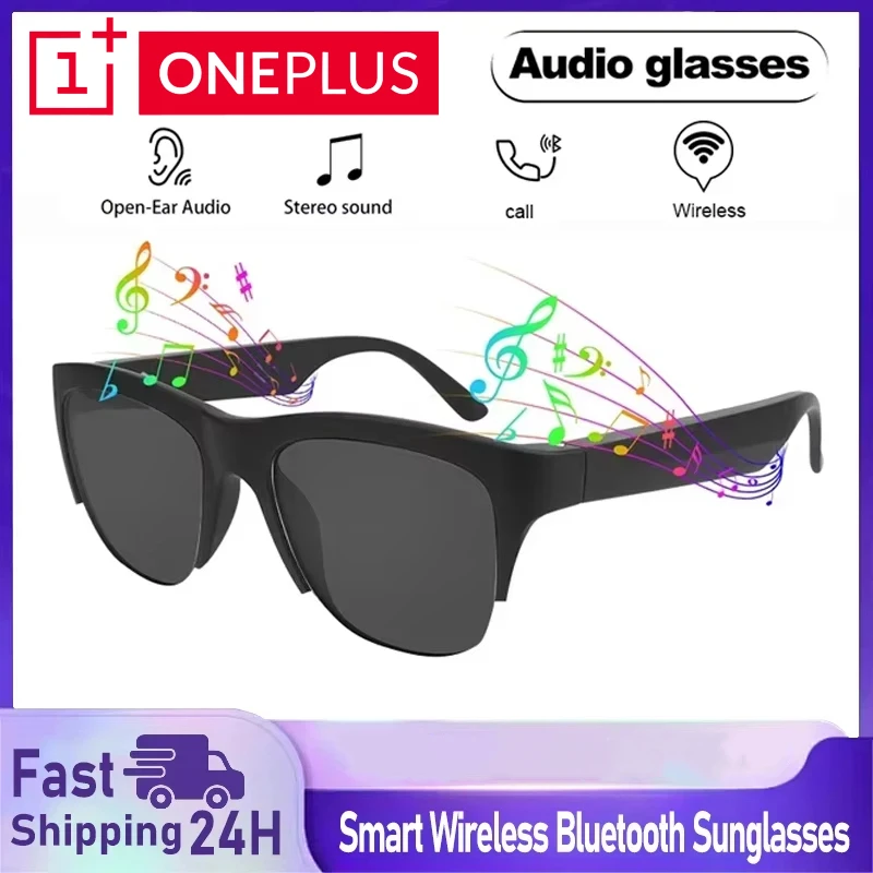 OnePlus Smart Bluetooth Sunglasses Glasses Call Outdoor Sports Headphones HIFI Black Technology Anti-touch UV For Men And Women