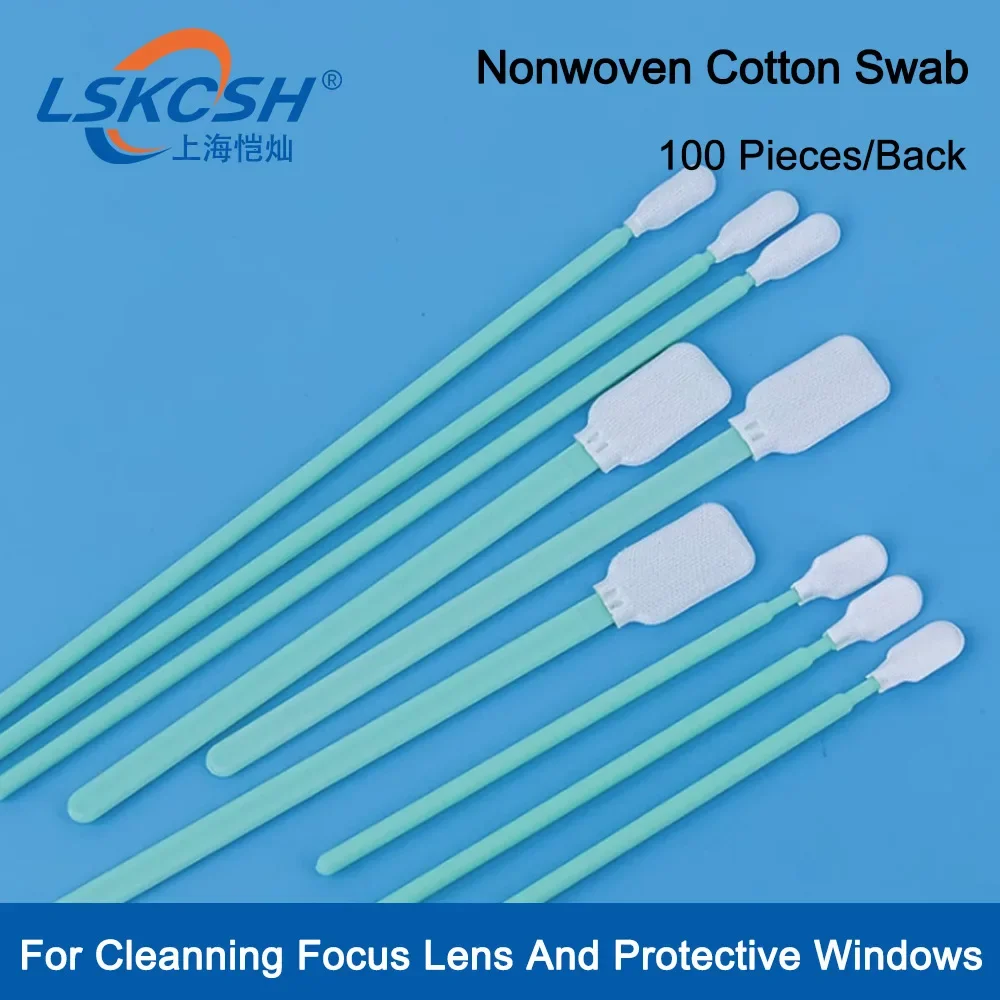 LSKCSH 100pcs/Lot Size 70mm 100mm 160mm 121mm Nonwoven Cotton Swab Dust-proof For Clean Focus Lens And Protective Windows