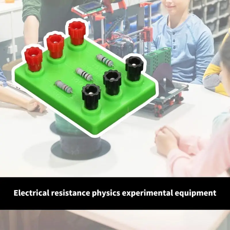 Y4QF Physics Experiment Kits Physical Fixed Resistance 5/10/15 Ohm STEM Learning Toy Inspire Hands On Skills for Kids