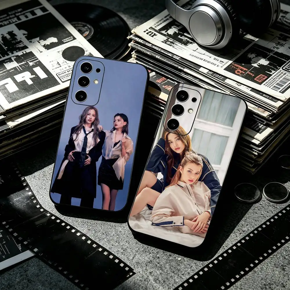 P-Pink Theory F-Freen Becky  Anti-drop Soft Silicone Case for Samsung S26 S24 S23 S22 S21 Ultra Plus FE Lite Black