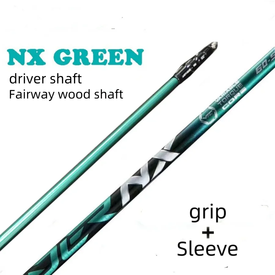 New Golf club shaft NX green 50/60/ S/SR/R/X graphite shaft  driver shaft and Fairway wood shaft free assembly sleeve and grip