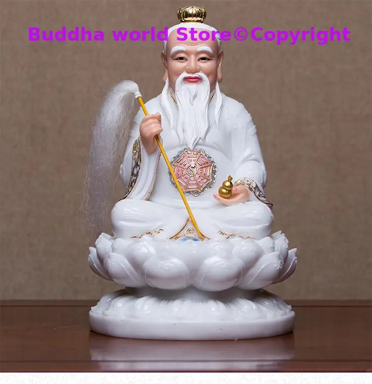 2026   Buddhism Taoism figure Southeast Asia HOME Propitious Prosperity TAI SHANG LAO JUN BUDDHA God jade FENG SHUI statue