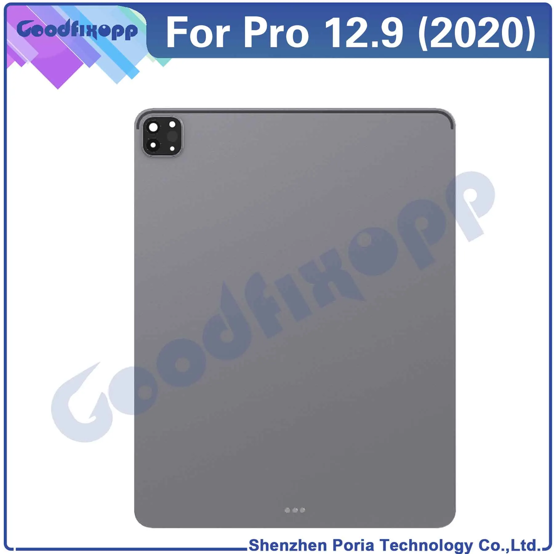 Per Pro 4a Generazione 12.9 (2020) A2229 A2069 A2232 A2233 Coperchio Della Batteria Posteriore Porta Alloggiamento Custodia Posteriore Parti di Riparazione di Ricambio