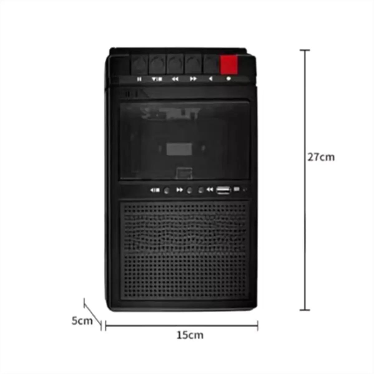 Multifunction Retro Portable Handheld Tape USB Player Cassette Recorder MP3 Music Player Built-in Bluetooth Speakers