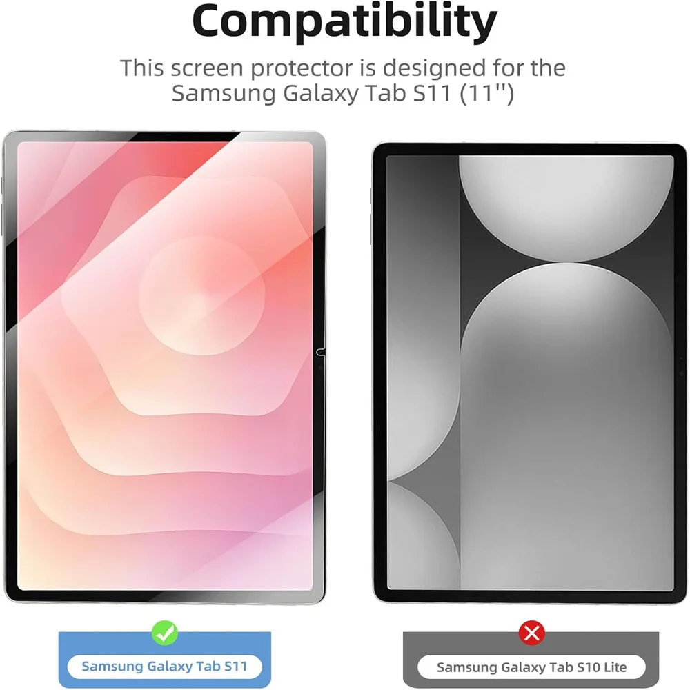 1PCS 9H Tempered Glass For Samsung Galaxy Tab S11 Screen Protector 11.0 Inch Tablet Anti-Fingerprint HD Clear Protective Film