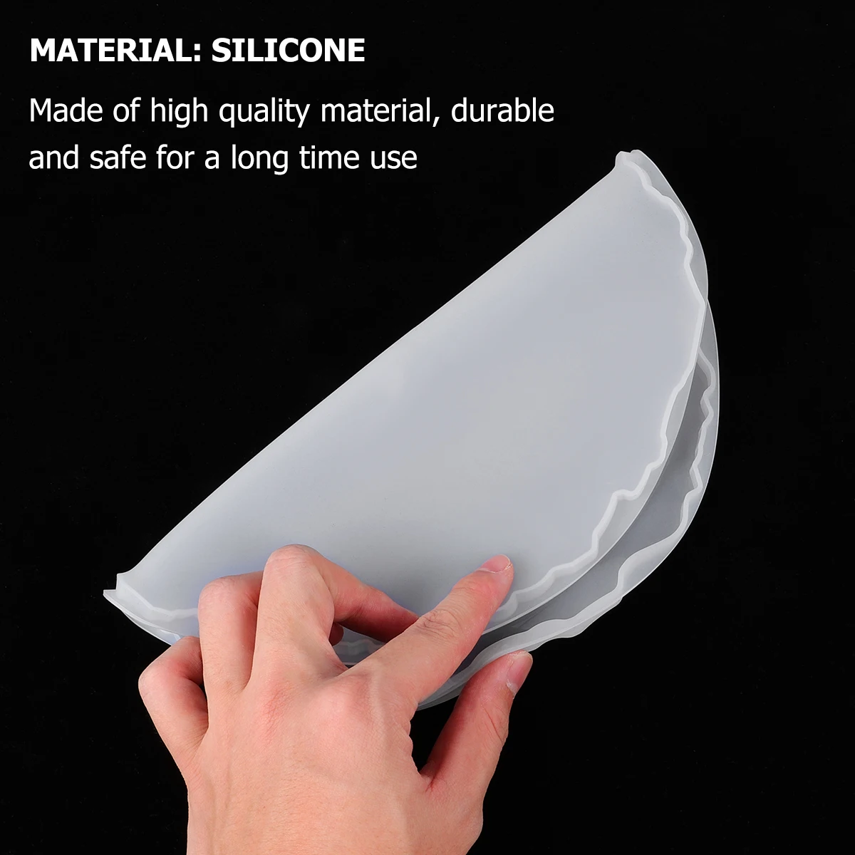 

3Pcs Creative Silicone Mold Crystal Epoxy DIY Mold for Tableware Resin Handmade Craft Projects Tableware Making Model