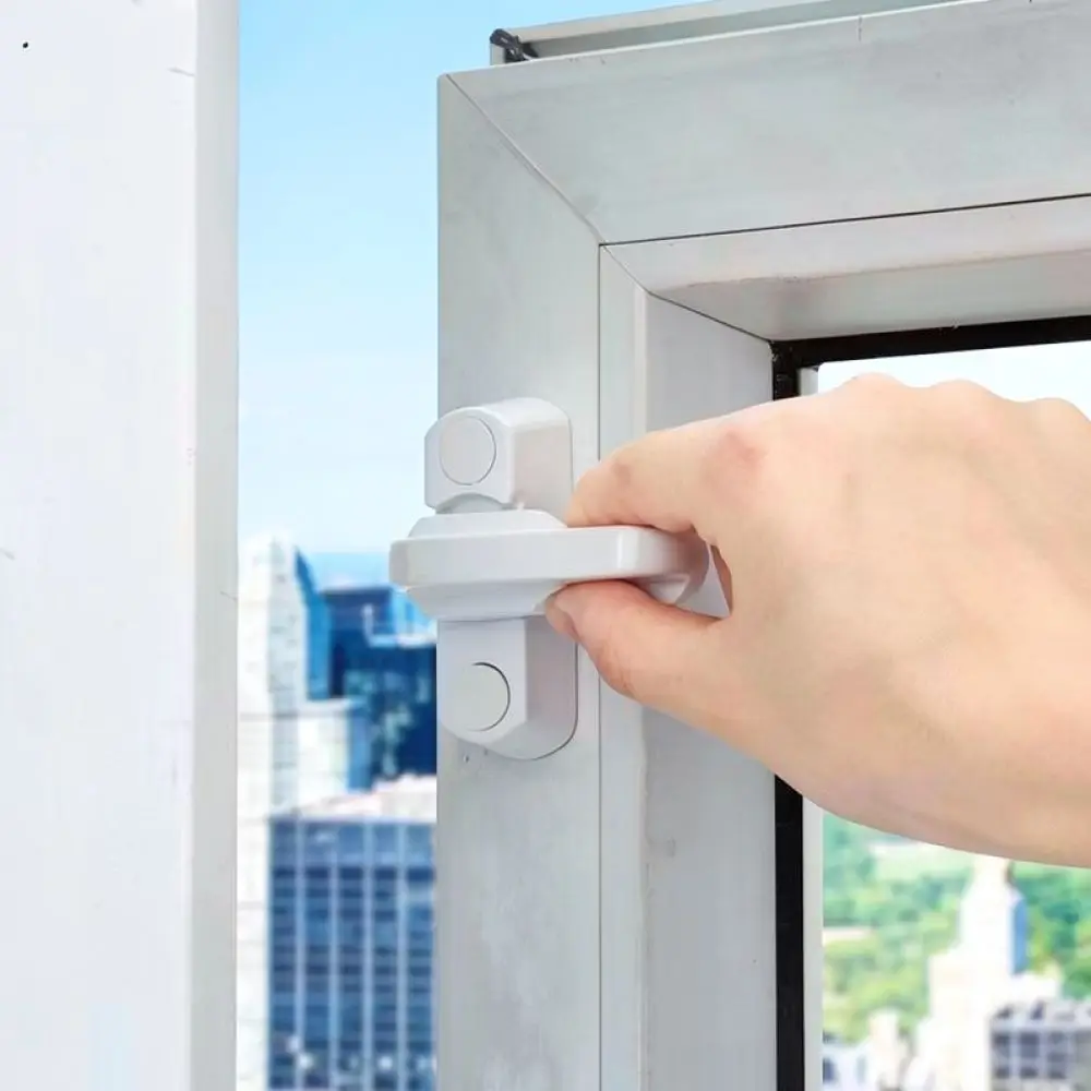 Plastic Casement Door Latch T Type Window Lock Security Fastener Hardware Utility Accessory For Modern Homes