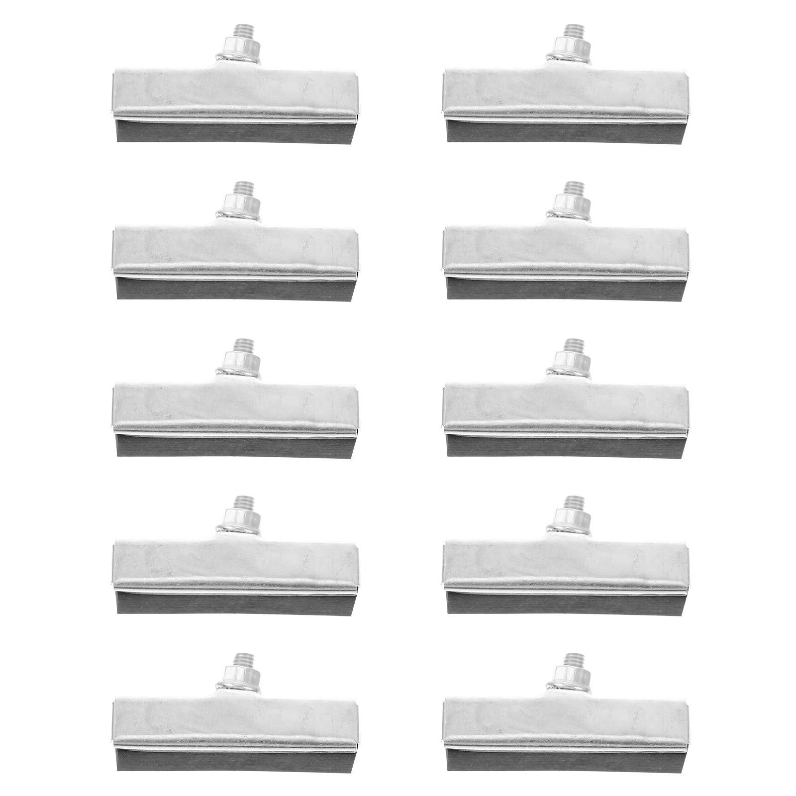 

10pcs Bike Brake Pads Durable Metal Rubber Silent Wear-resistant Noise Reduction Braking Tools Mountain Bike Accessories
