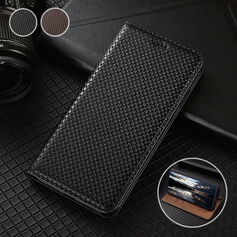 Etui z prawdziwej skóry, typu flip wallet, na telefon Cubot KingKong King Kong X AX ES Ace Power 3 4 5 9 11 Star 2 Mini Pro