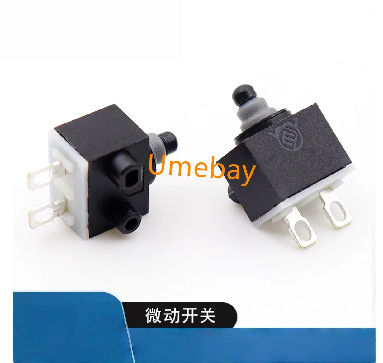 20 pieces. Integrated circuit, two pin normally open waterproof micro switch with column silent, waterproof detection switch for