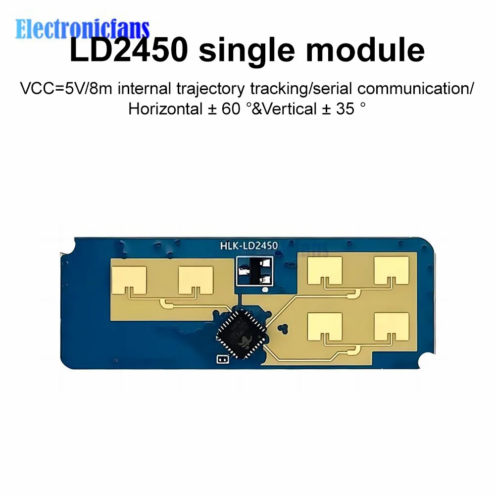 Radar Sensor Module HLK-LD2450 Human Presence Motion Radar Sensor Module Non Contact Monitoring Detector Sensor