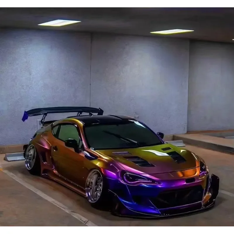 New Arrival Amazing Super Chameleon Magic Unicorn Color Changing Vinyl Wrap PET Vinyl Wrap Car Vinyl Wrap Roll Film
