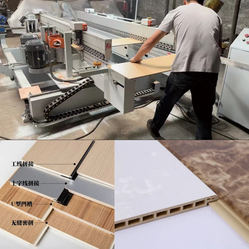 PVC wallboard movement including electric pump bearings programmable controller engine gearbox - for wallboard finish material