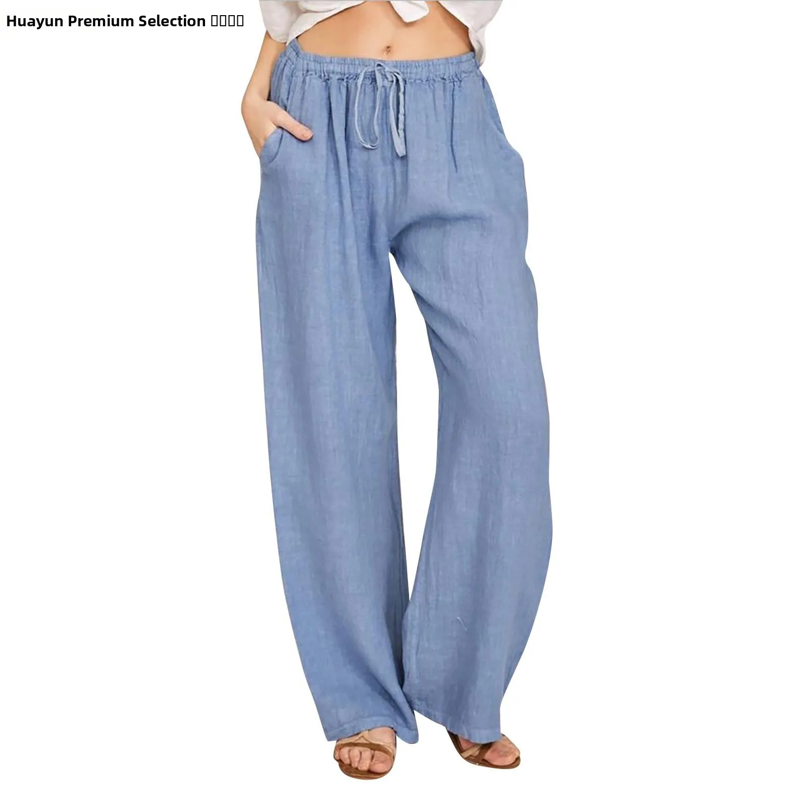 レディースゆったりカジュアルパンツ 無地 プラスサイズ ストリートスタイル ワイドレッグ ロングパンツ 快適なルーズフィット ストレートレッグパンツ