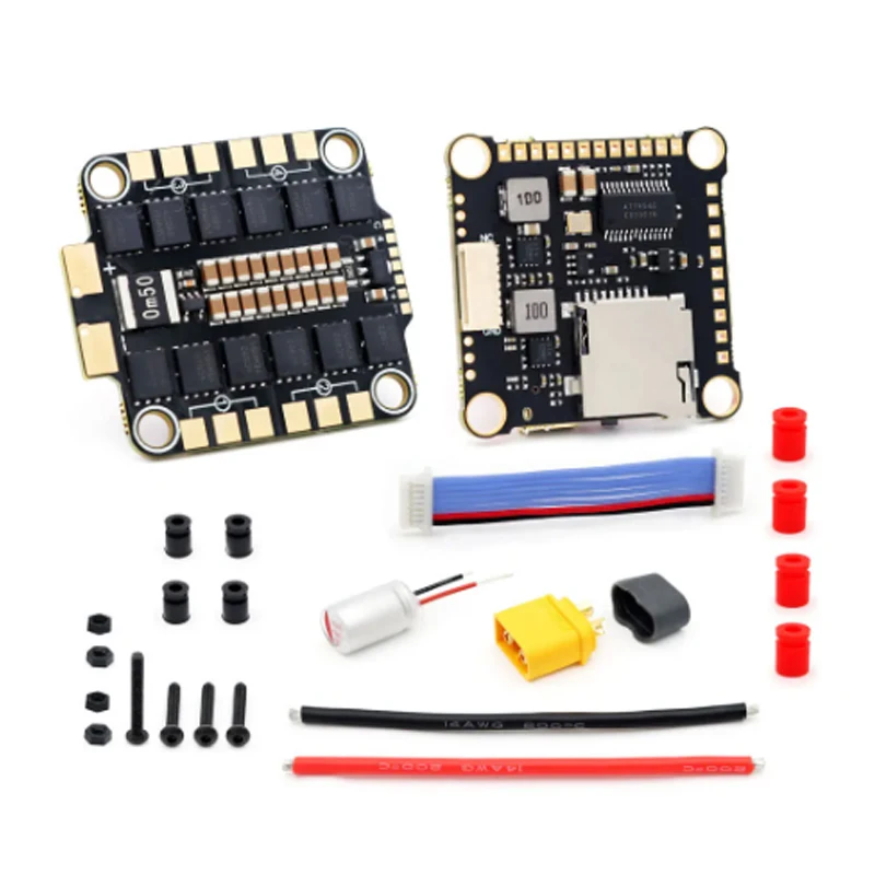 F4 V3S PLUS FC Flight Controller BetaFlight/INAV BLS-60A 4in1 ESC OSD with Brushless ESC for RC QAV/ZMR 210 230 250MM RC Drone