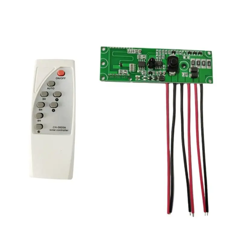 VEHO-Solar Street Light Driver Board 3.2V 3.7V Solar Street Light Driver Board Multi-Function Practical Human Body Induction