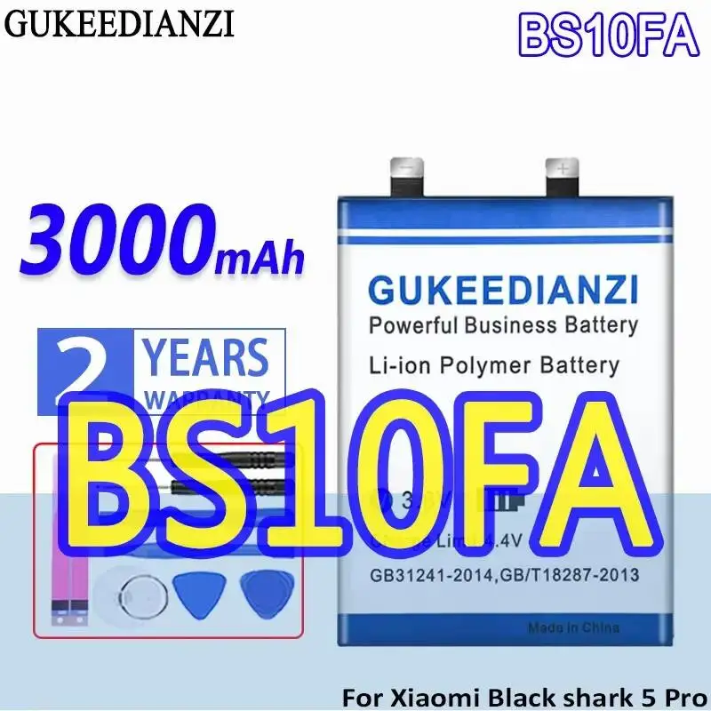 

BS10FA 3000 мАч, быстрая зарядка, высокая эффективность для Xiaomi Black Shark 5 Pro Par-A0 Ktus-A0, аккумулятор для мобильного телефона
