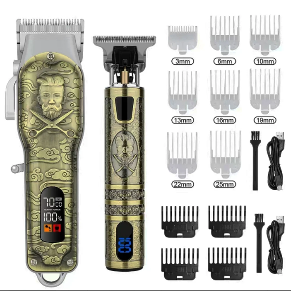 

hiena trimmer Hair cutting machine professional barber bronze machines Barber shop accessories hair clipper electric trimmer