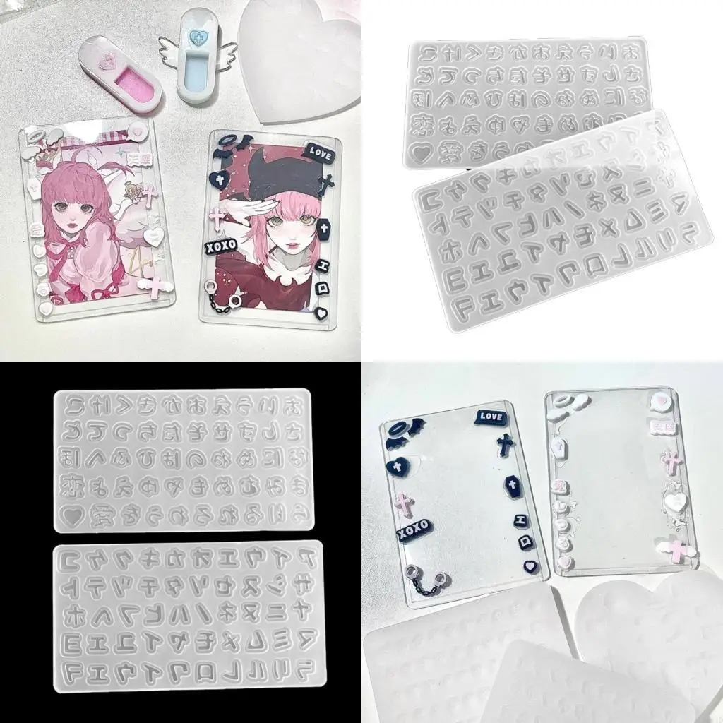  Japanese Character Shaped Moulds DIY Crafts Molds Suitable for DIY Hand-Making
