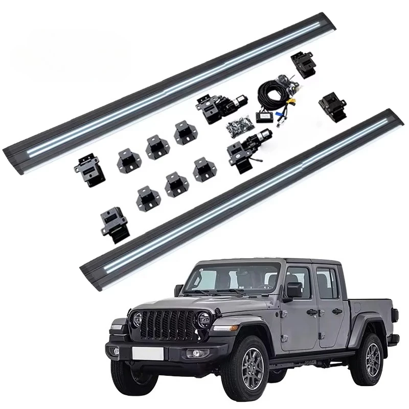 

No Drilling Aluminum Alloy Electric Side Step - IP8 Waterproof Anti-Pinch 2-Year Warranty for G Class