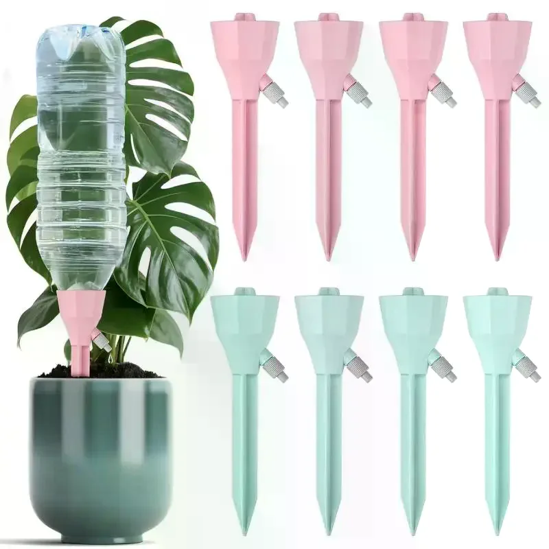 10pcs Automatic Drip Irrigation System Self Watering Adjustable For Flower Plants Greenhouse Garden Auto Water Dripper Device