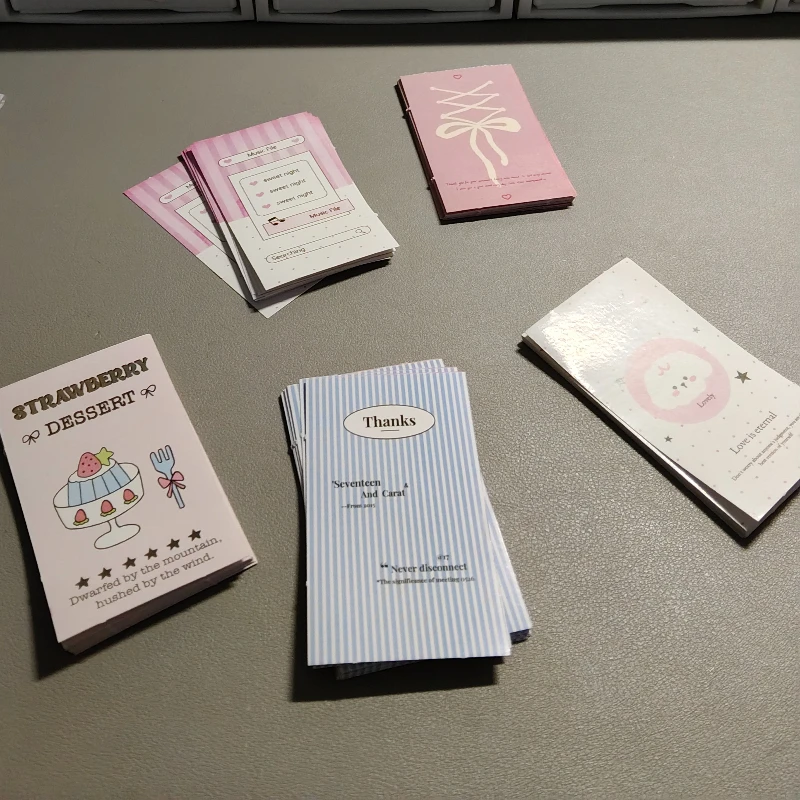 100pcs INS Aesthetic Pink White Stickers Simple Star Small House Pattern, Cute Decorative Seal Stickers for Gift Packaging