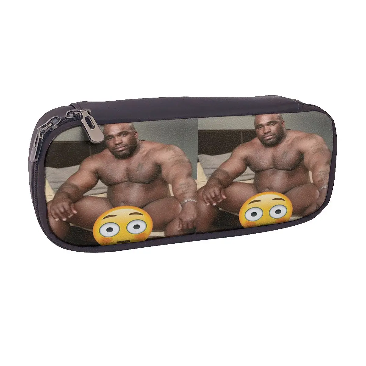 

Кожаный пенал Big Dick Black Guy Meme Barry Wood для мальчиков и девочек, коробка для ручек, сумка для карандашей, канцелярские принадлежности, сумка-держатель для ручек